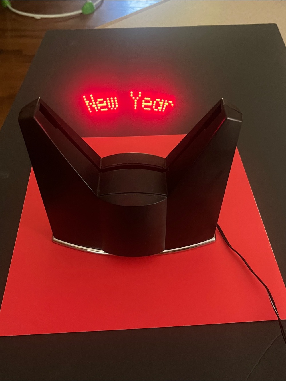 Red LED POV Display Fan / Message Projector - Black
